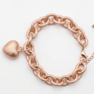 Brushed Gold Loops & Heart Loops - Rose Gold