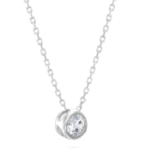 The Halo Solitaire Necklace
