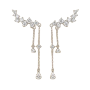 Crystal Rainfall Earrings