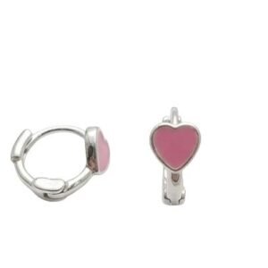 Heart hoop Earrings