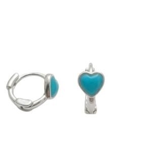 Heart hoop Earrings