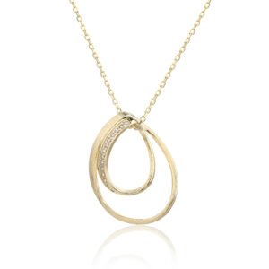 Double Circle Necklace