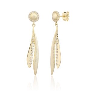 Golden Cascade Earrings
