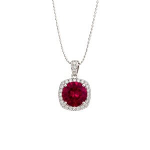 Halo Pendant Necklace