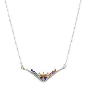 Colorful V Necklace
