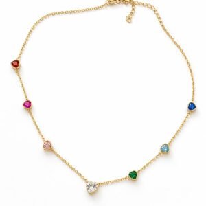 Confetti Heart Necklace