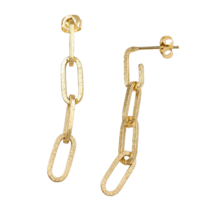 Linear Link Earrings