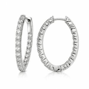 Classic Silver Hoops