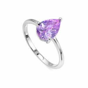 Purple Drop Ring
