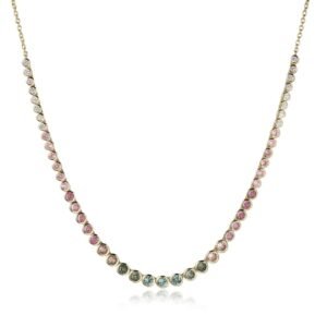 Aura Bezel Necklace