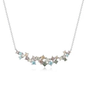 Pastel Cluster Necklace